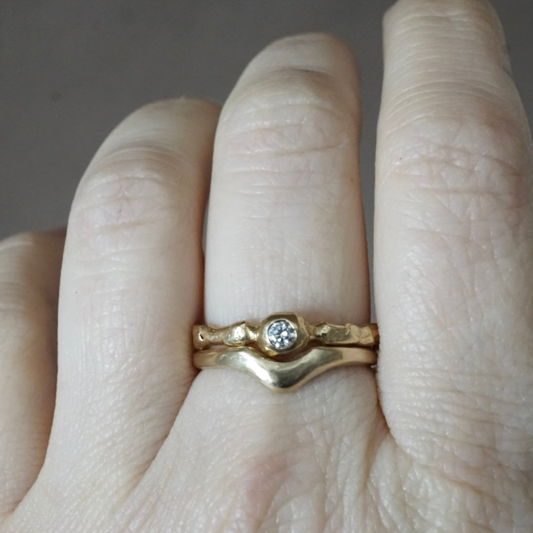 Smooth Arch Ring || Size 6.75