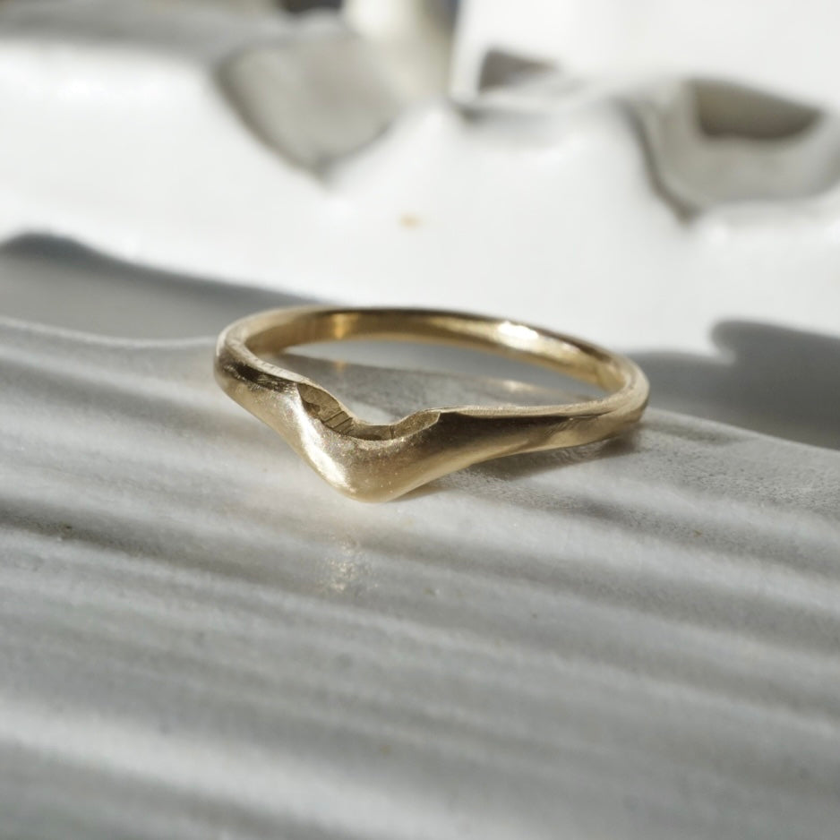 Smooth Arch Ring || Size 6.75