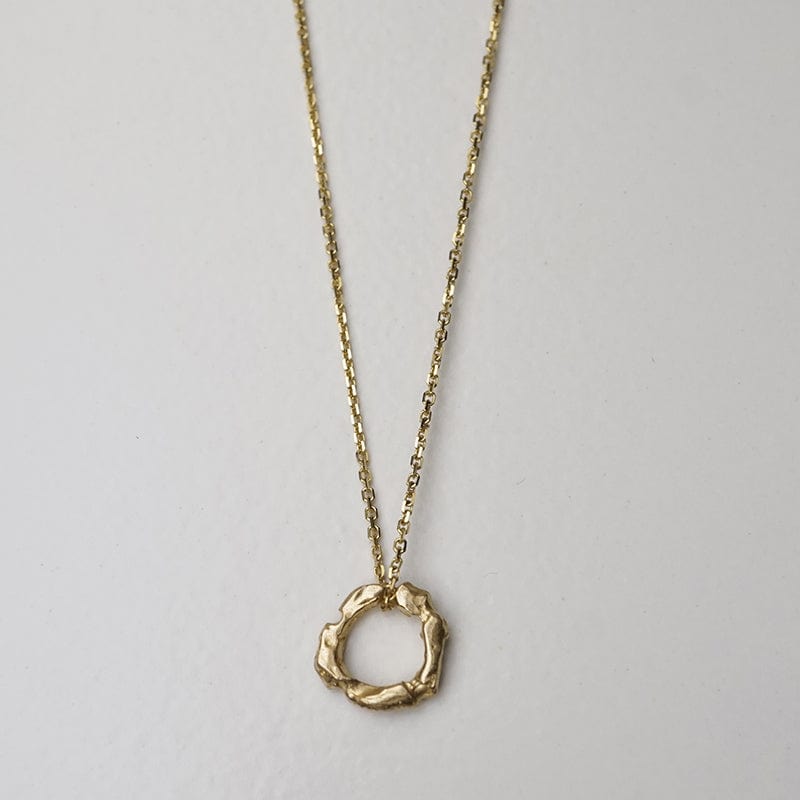 Solar Necklace in 14k Gold